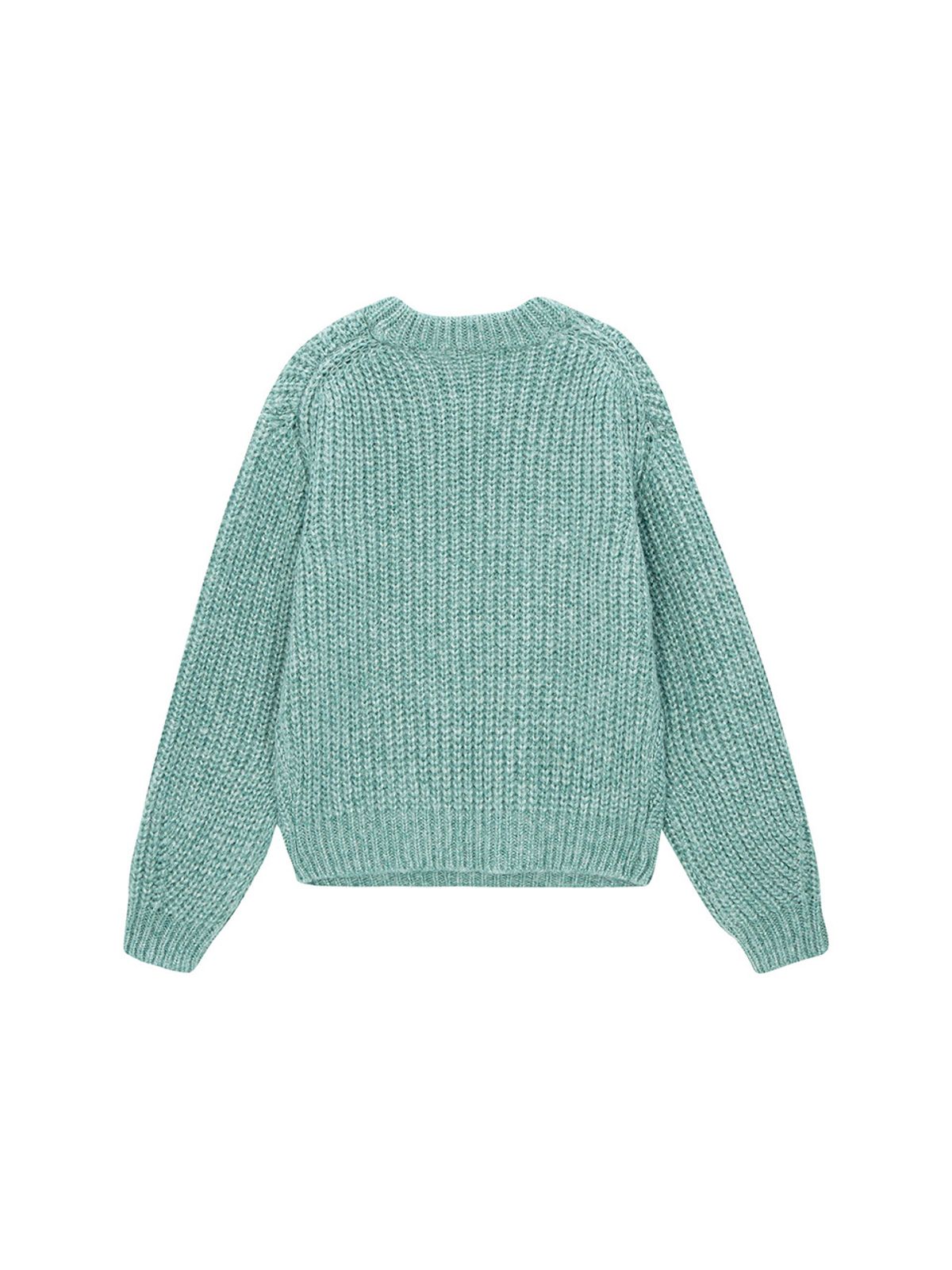샐러드바구니(SALAD BAGUNI) Metallic Round Pullover - mint