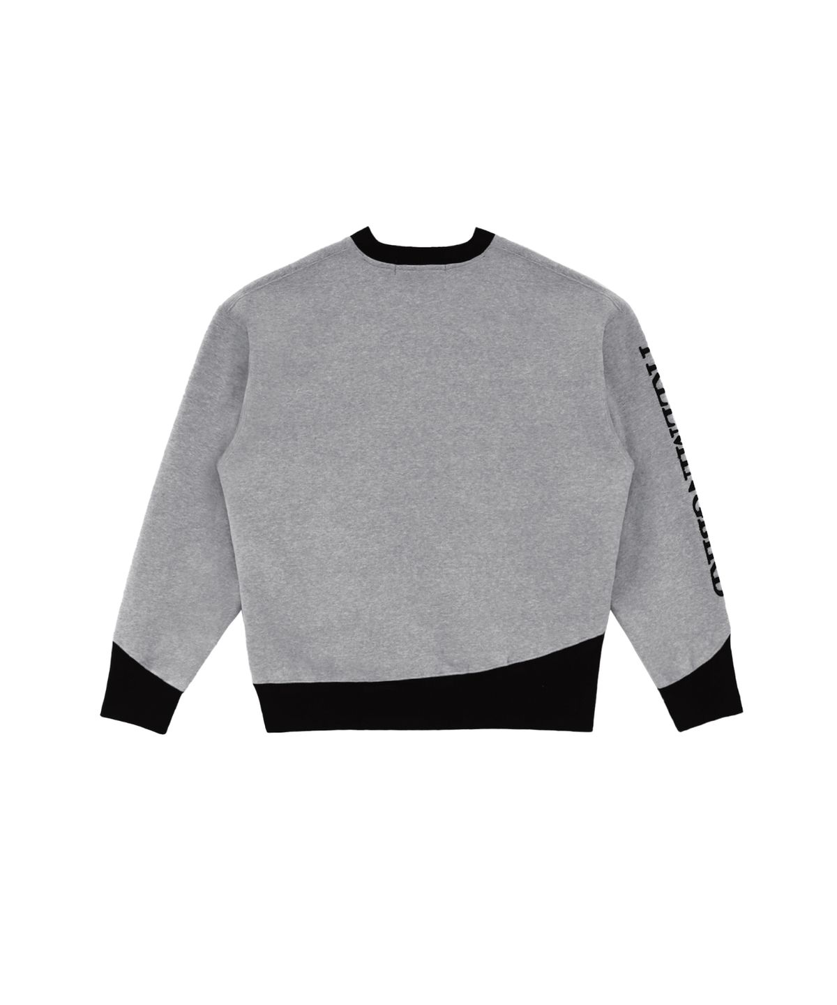 트리밍버드(TREEMINGBIRD) Oblique Line Sweat Shirt [ Gray ]