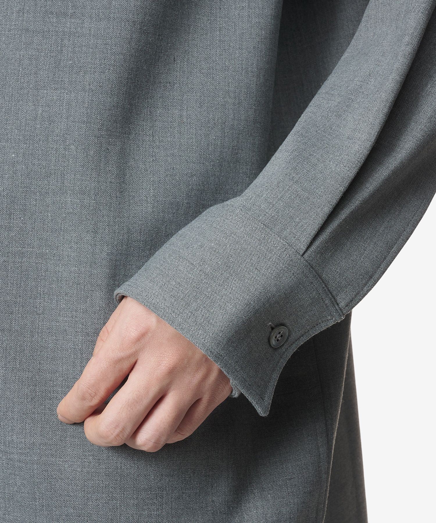 MUSINSA | STUDIO NICHOLSON Akako Shirt - Gray / AKAKOSNMGREYMARL