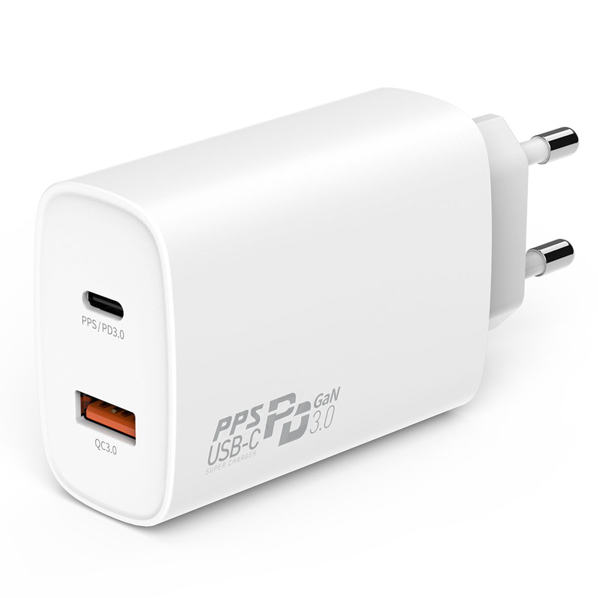 스피디(SPEEDY) 가정용 45W(PD3.0+QC3.0) 2포트 GaN PPS 초고속 충전기