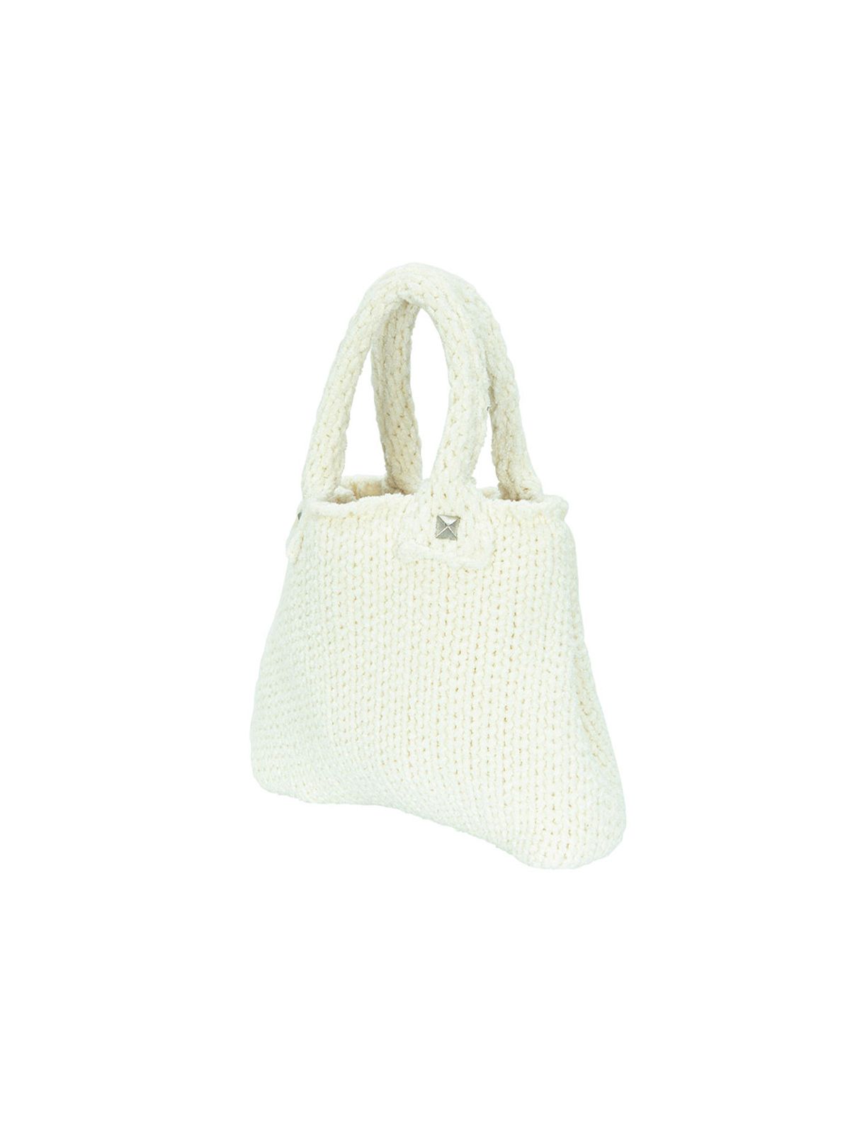 샐러드바구니(SALAD BAGUNI) Dia Velvet Mini Tote Bag_ivory