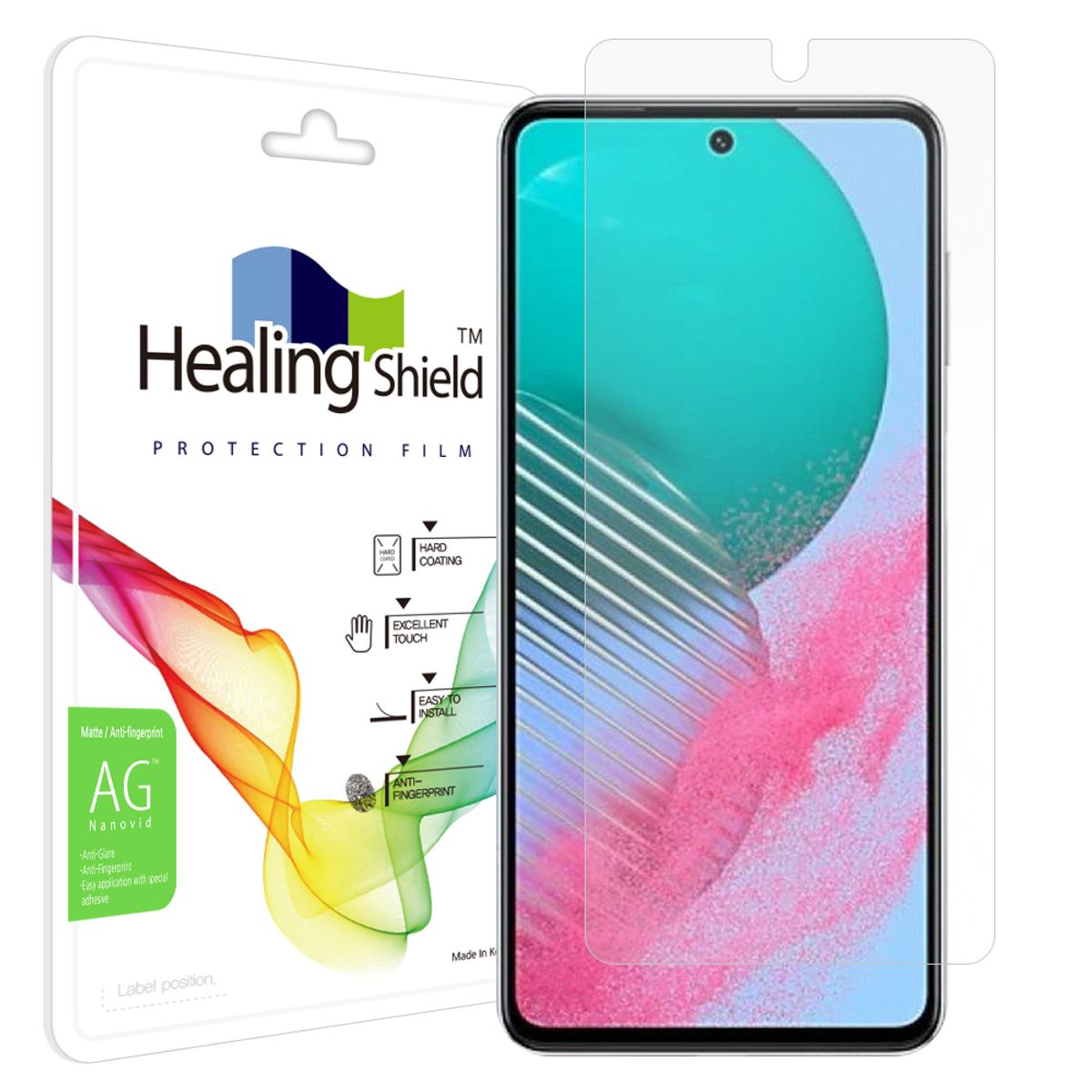 힐링쉴드(HEALINGSHIELD) 갤럭시 M54 저반사 액정보호필름 1매