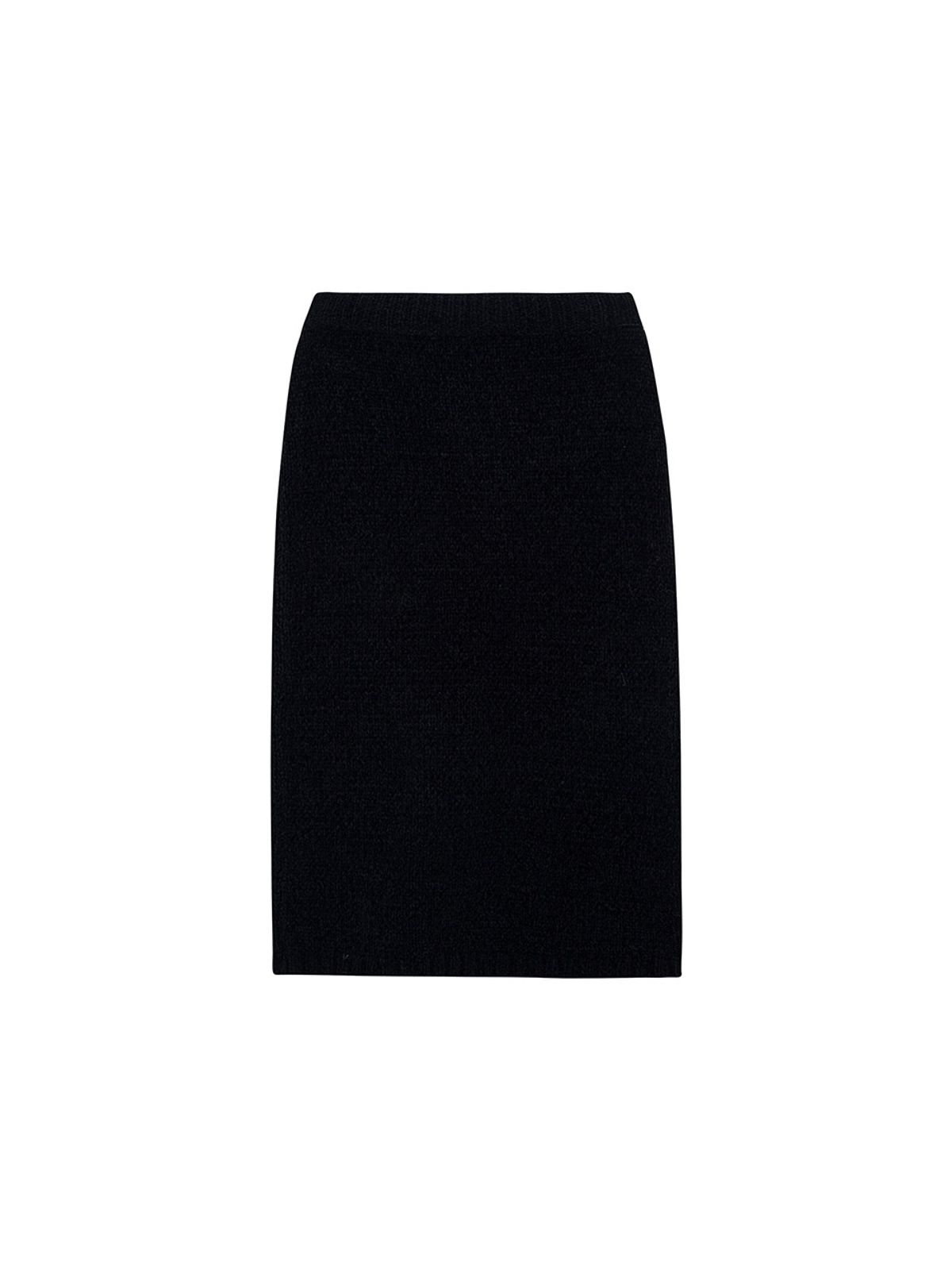 샐러드바구니(SALAD BAGUNI) Metal Patchwork Midi Skirt - black