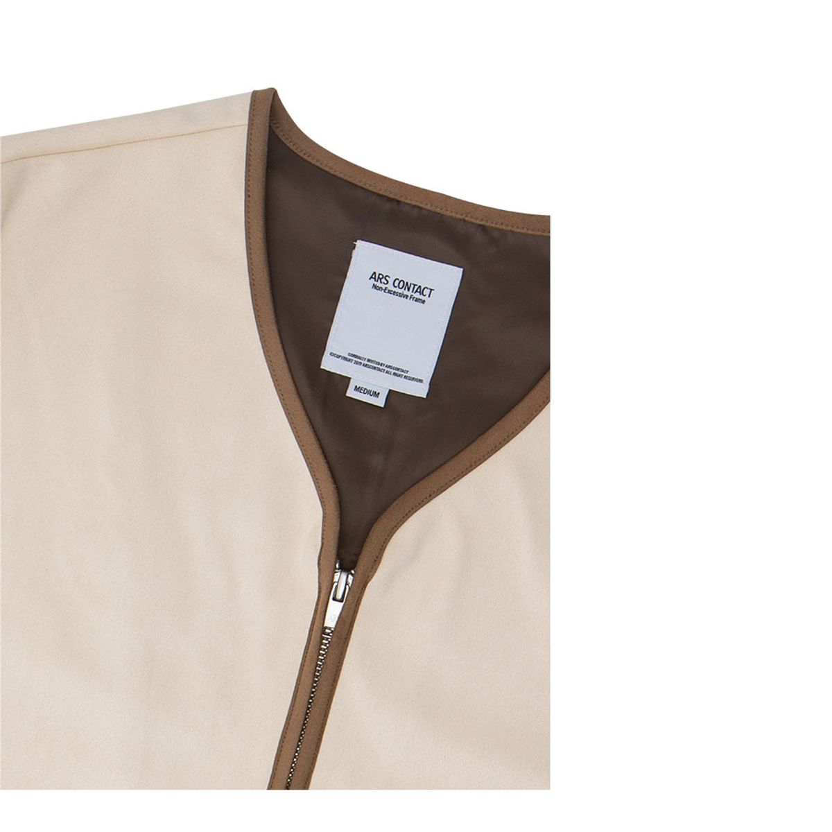 아르스 콘택트(ARSCONTACT) AC SUEDE VEST IVORY