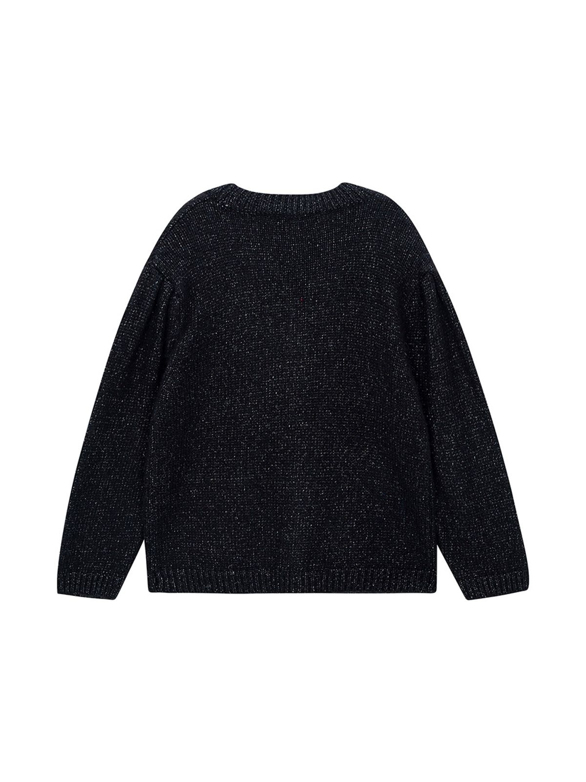 샐러드바구니(SALAD BAGUNI) Metallic Blended Cardigan - black