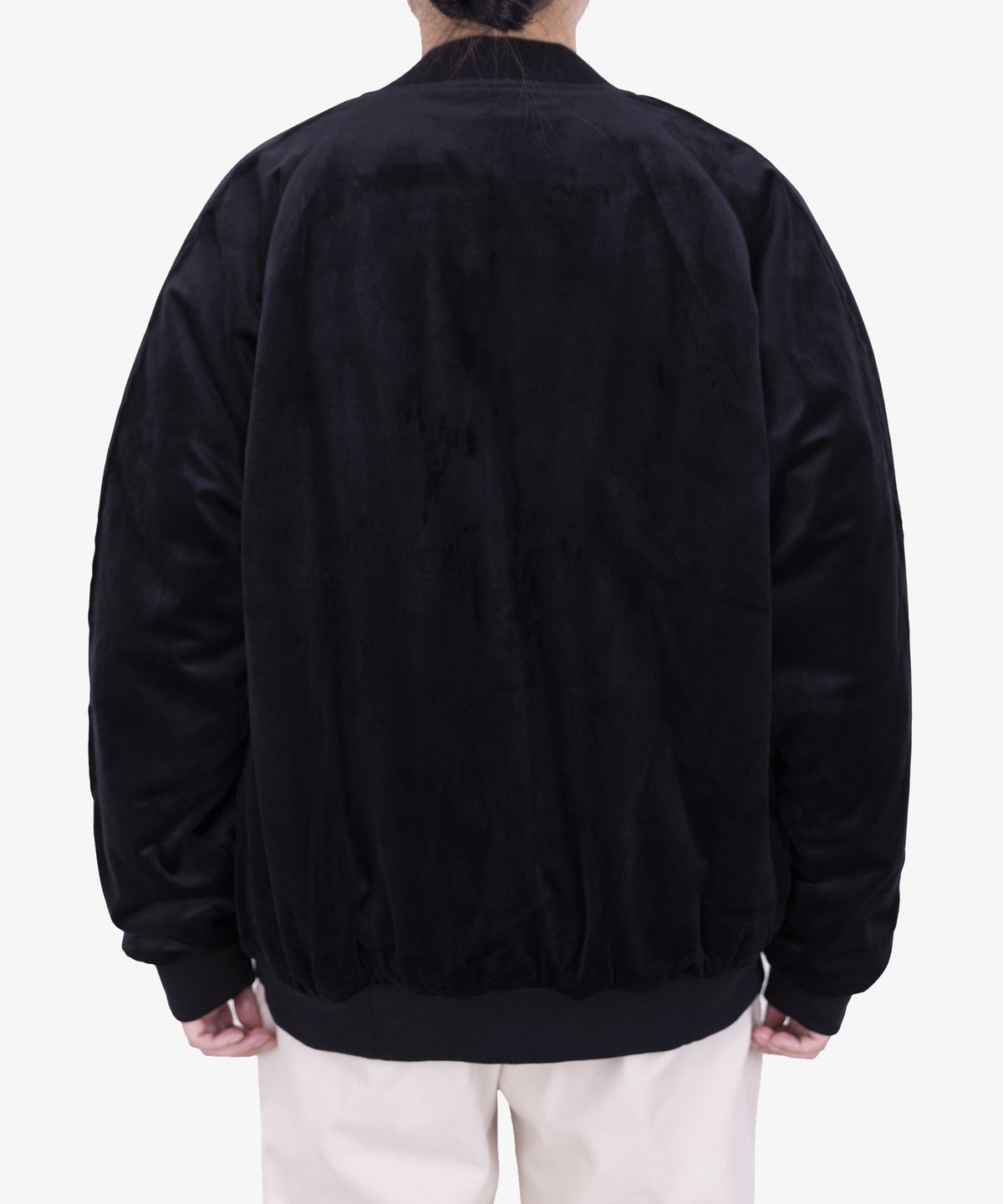 아파트먼트(APARTMENT) APT VELVET SOUVENIR JKT - BLACK