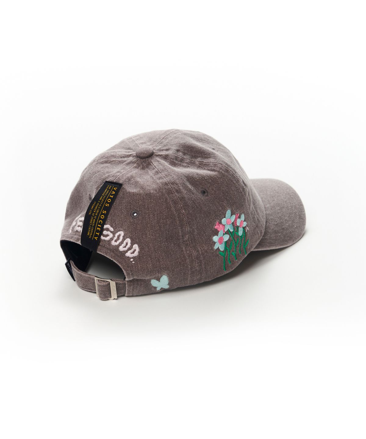 스티그마(STIGMA) FLOWER PIGMENT BIOWASHED BALL CAP PURPLE BROWN