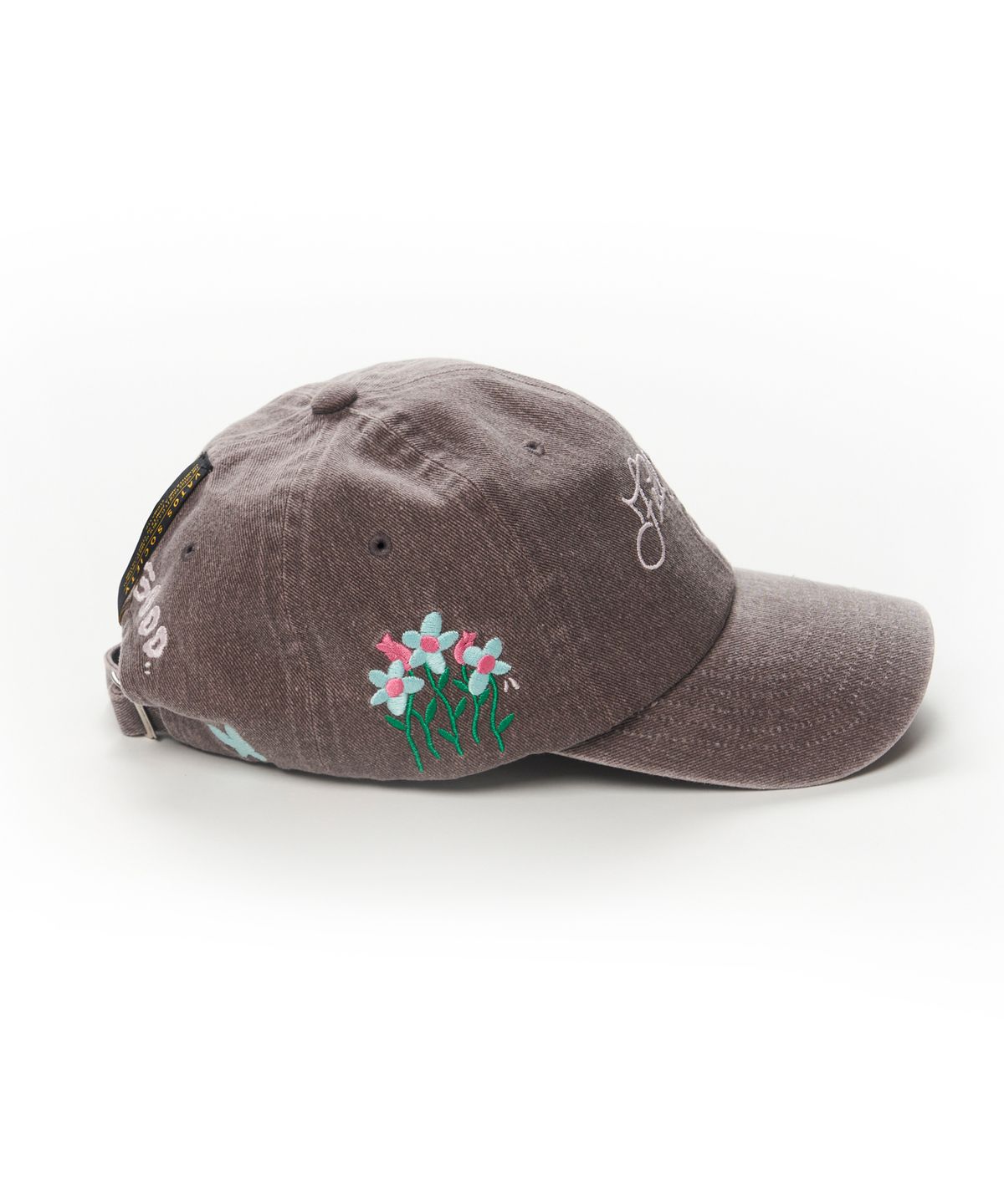 스티그마(STIGMA) FLOWER PIGMENT BIOWASHED BALL CAP PURPLE BROWN