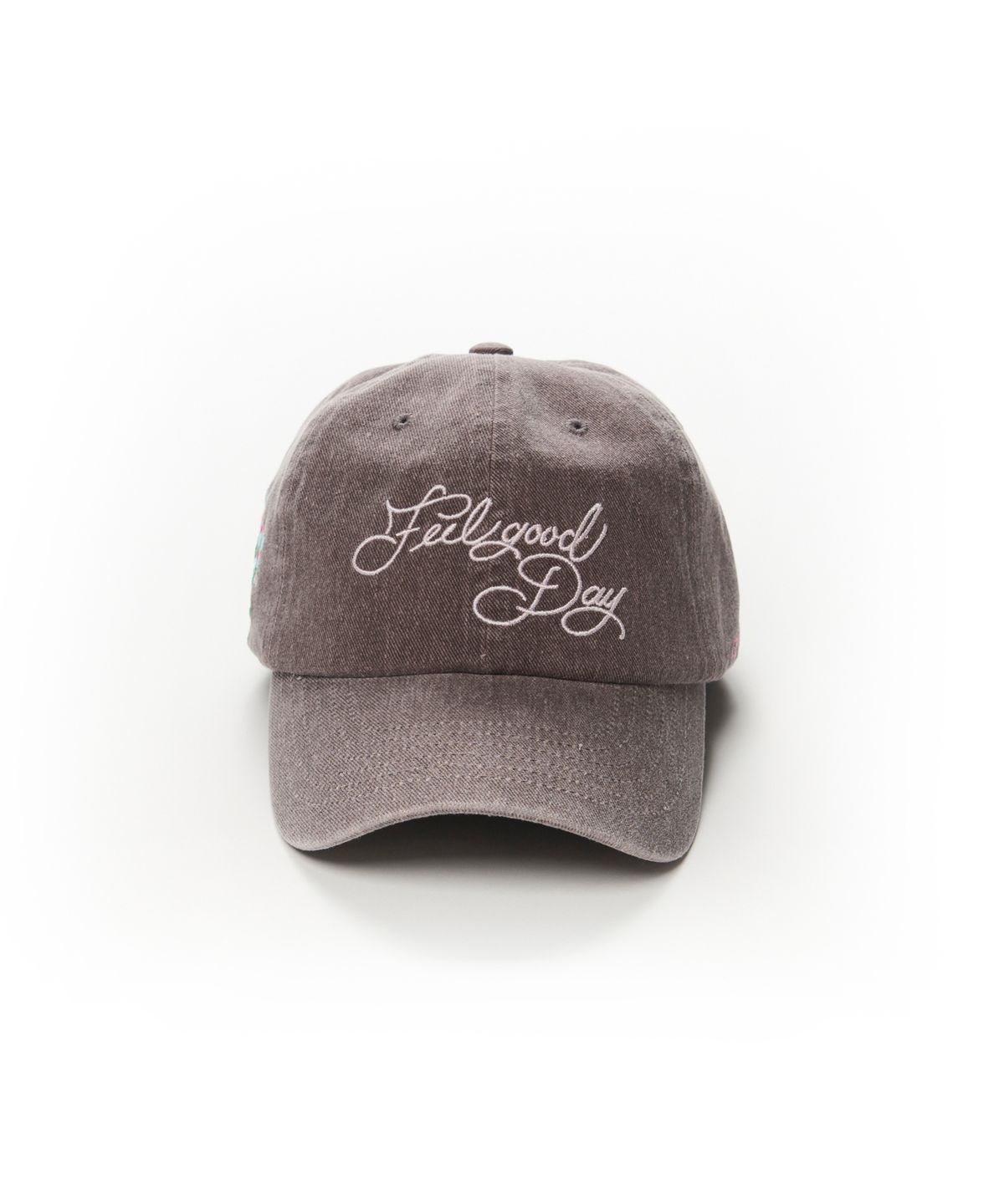스티그마(STIGMA) FLOWER PIGMENT BIOWASHED BALL CAP PURPLE BROWN