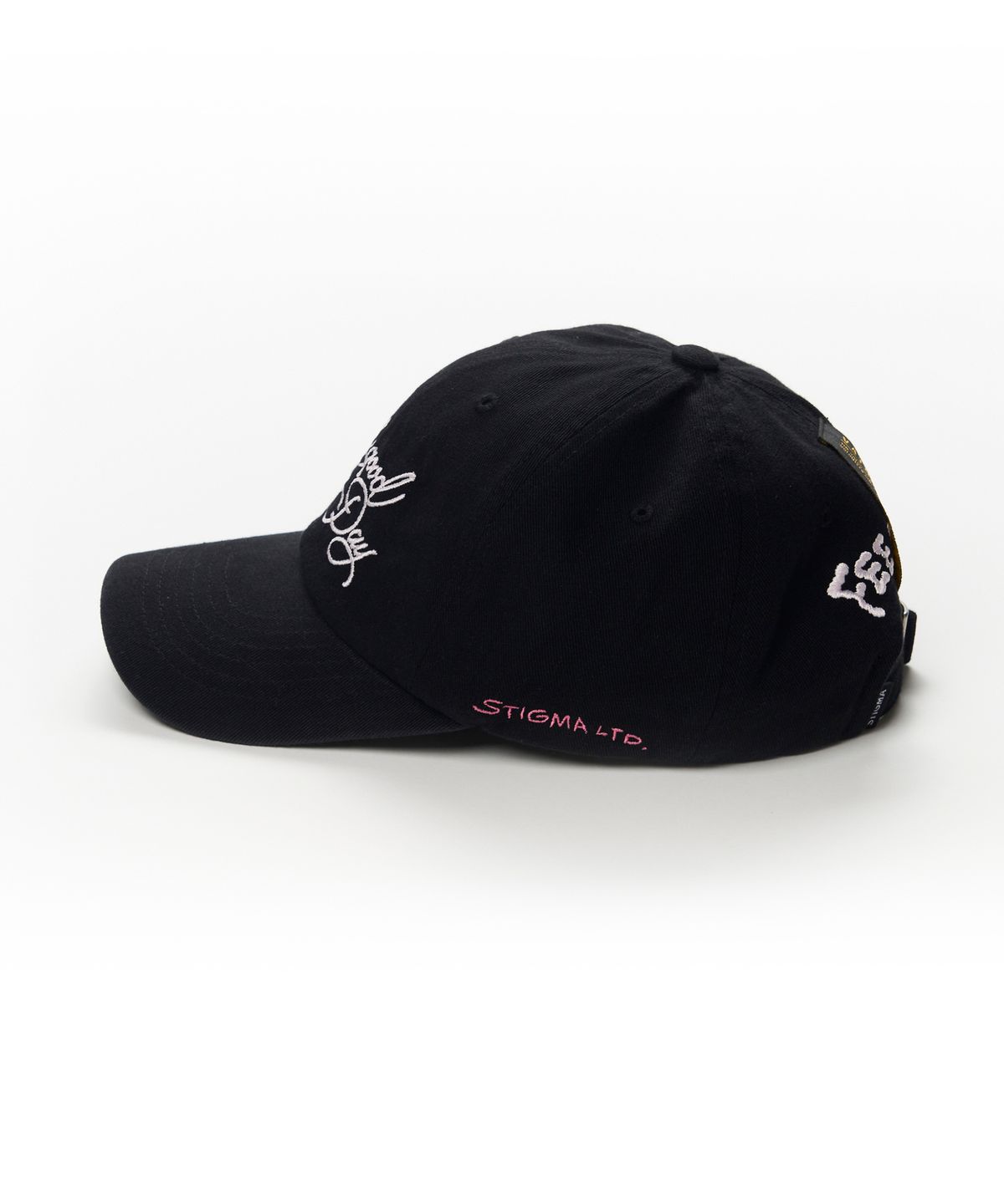 스티그마(STIGMA) FLOWER PIGMENT BIOWASHED BALL CAP BLACK