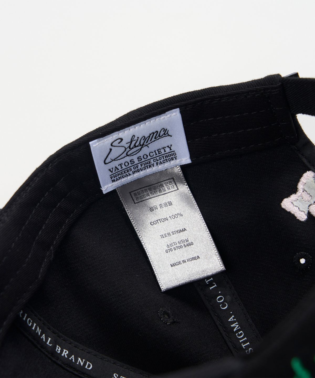 스티그마(STIGMA) FLOWER PIGMENT BIOWASHED BALL CAP BLACK