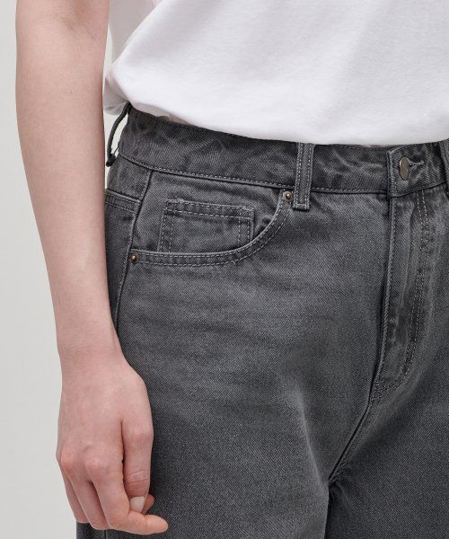 MUSINSA | MUSINSA STANDARD WOMAN Womens Wide Denim Pants [Gray]