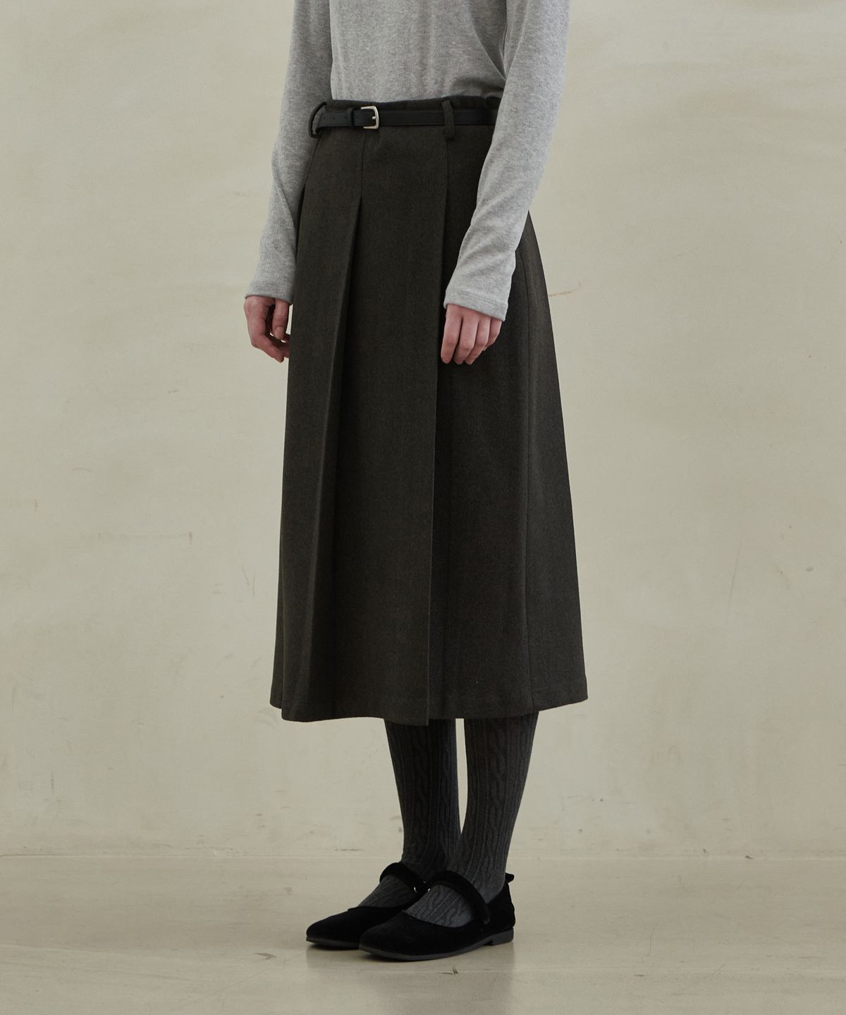 판도라핏(PANDORAFIT) Erika Long Skirt Belt Set