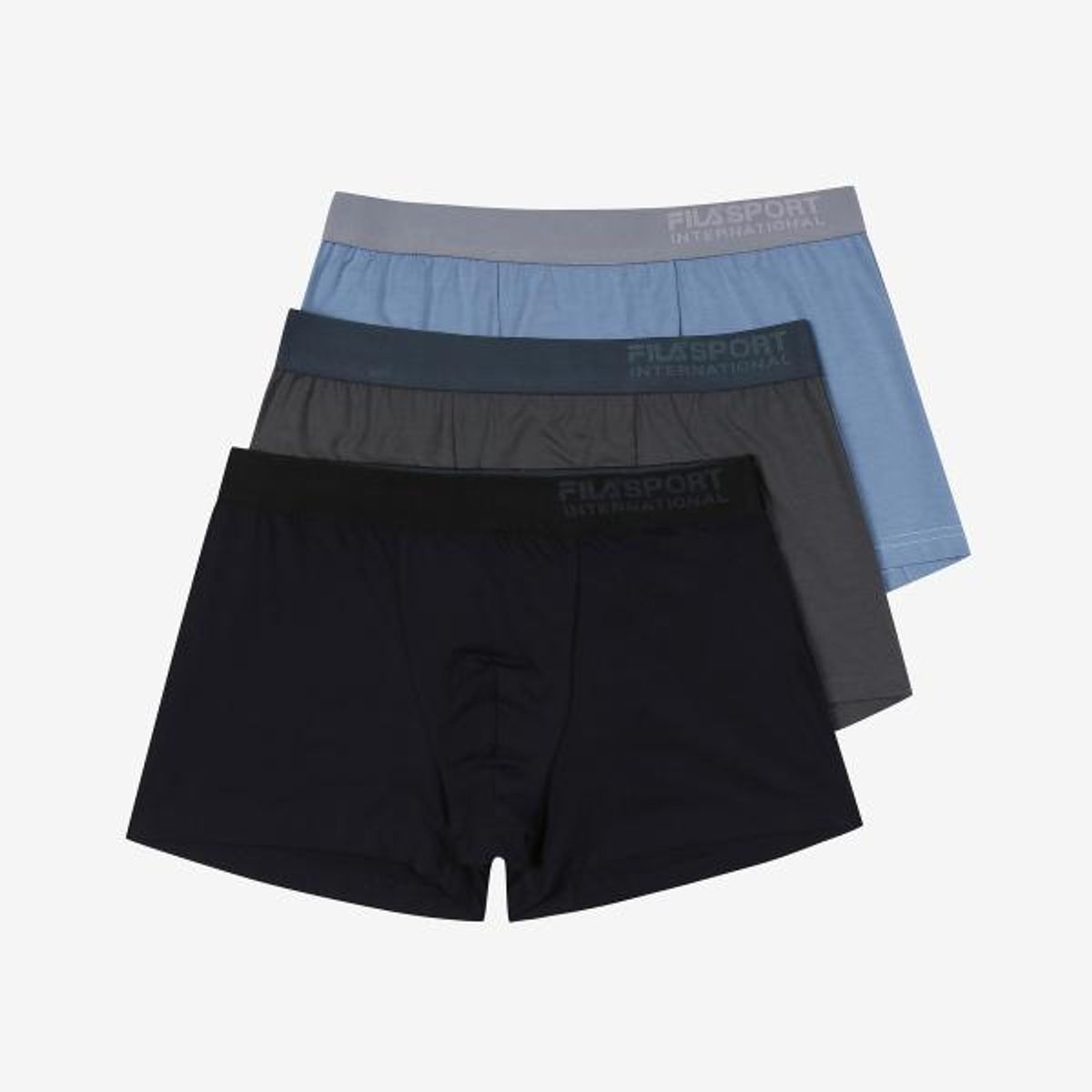휠라언더웨어(FILA UNDERWEAR) 소프트 모달 드로즈 3PACK(FI4DRG1102MBLK)