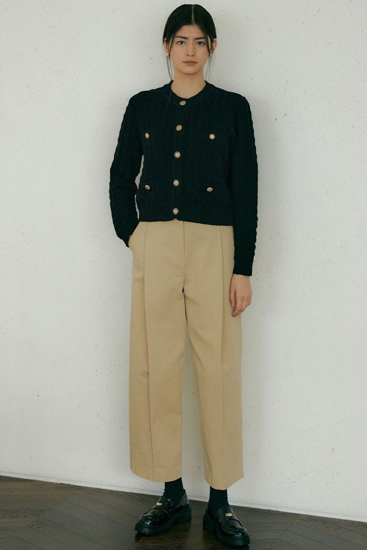 더페니(THE PENNY) TWEED CARDIGAN