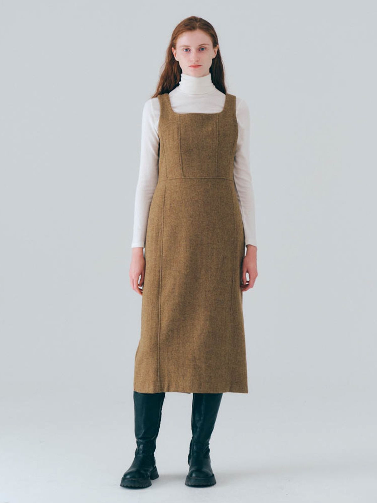 노우드(NOEUD) Square neck wool ops