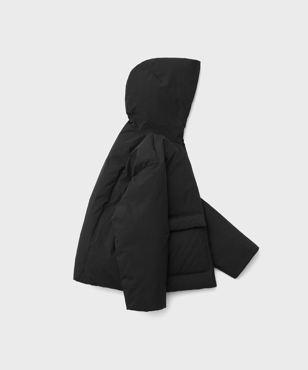 어나더 오피스(ANOTHER OFFICE) [24AW] 2ND Goose Down Parka (Almost Black)