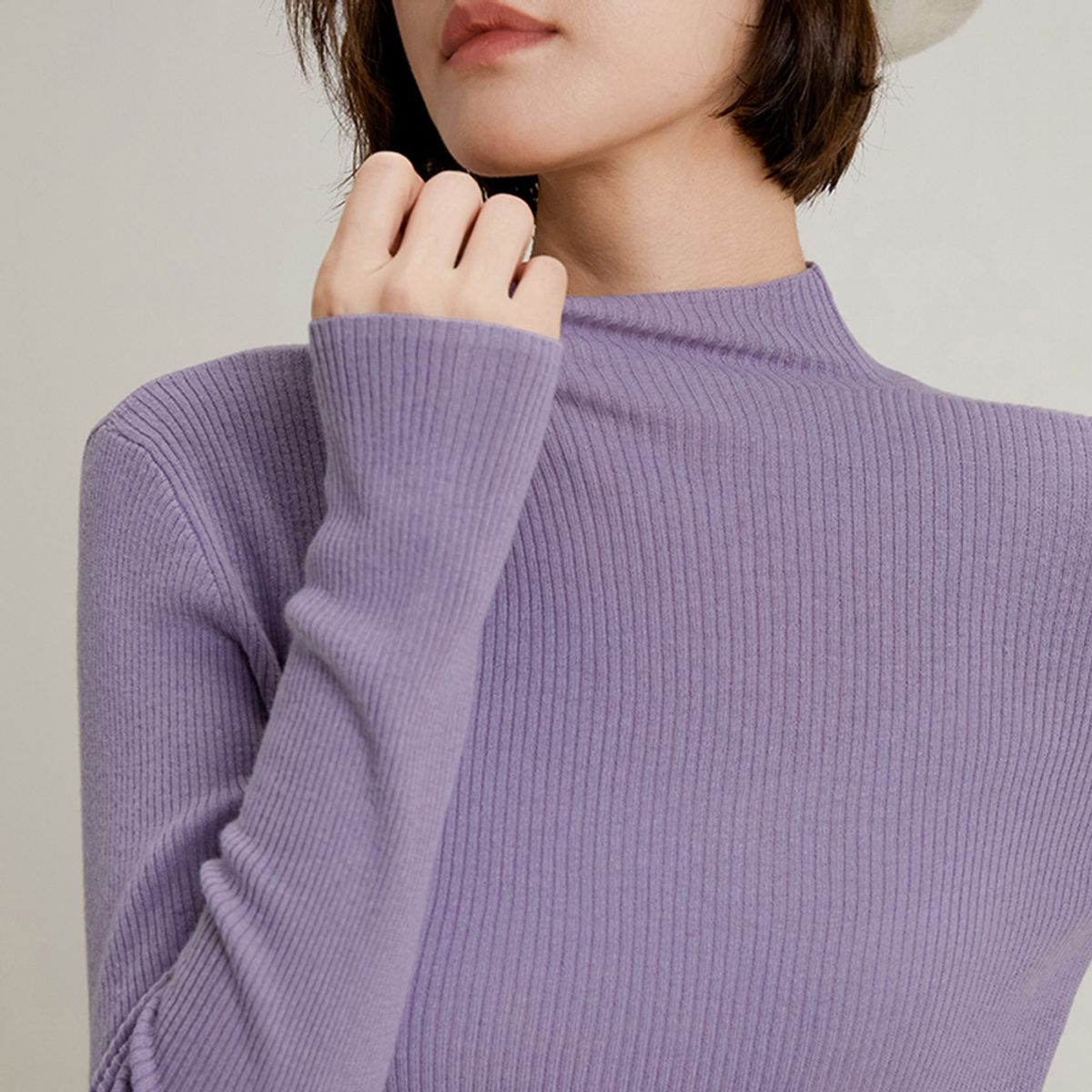 랭썬(LANGSON) LS_Solid color slimming top_7color