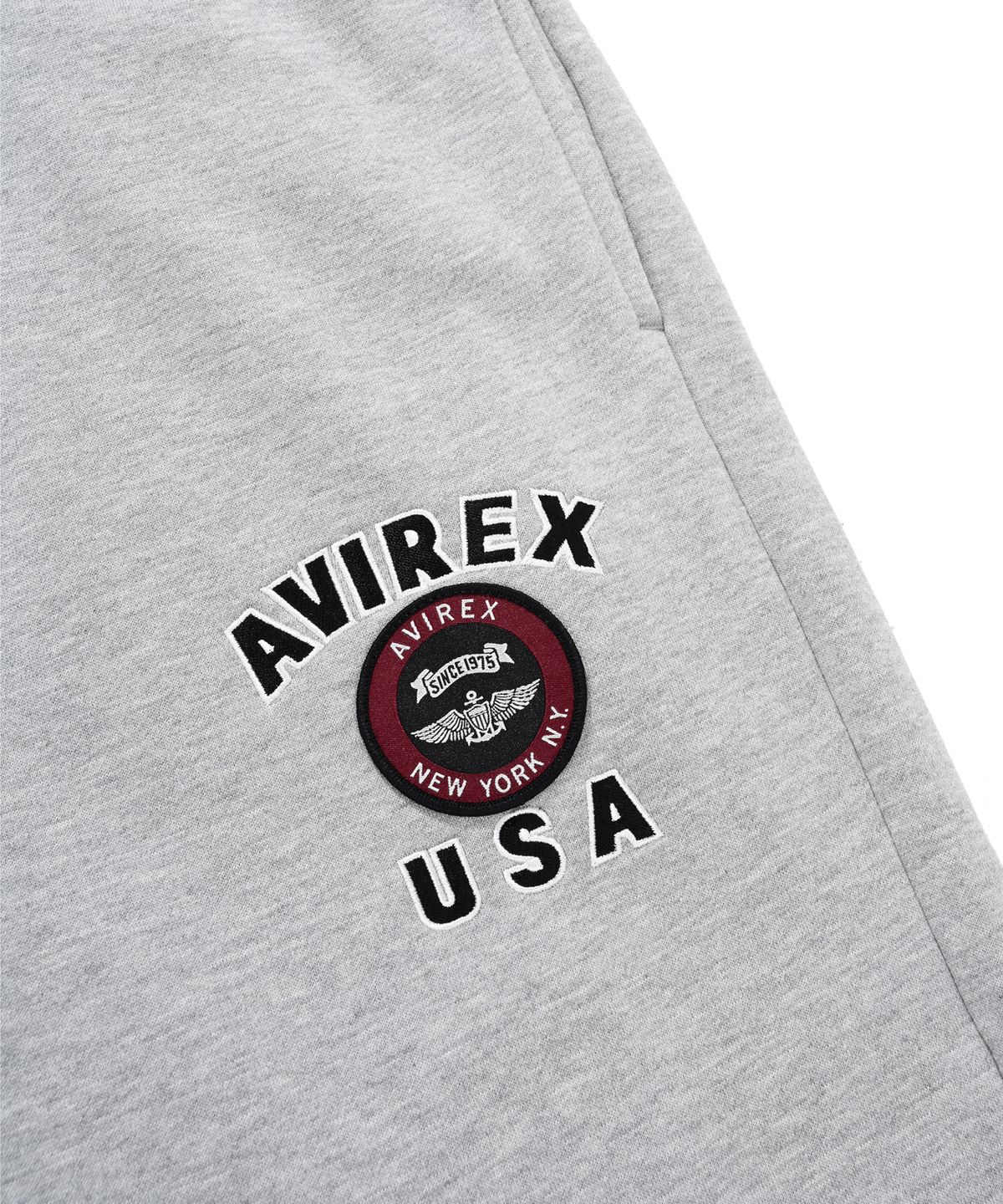 아비렉스(AVIREX) 바시티 로고 기모 조거 팬츠 / 7834910004 옥스포드
