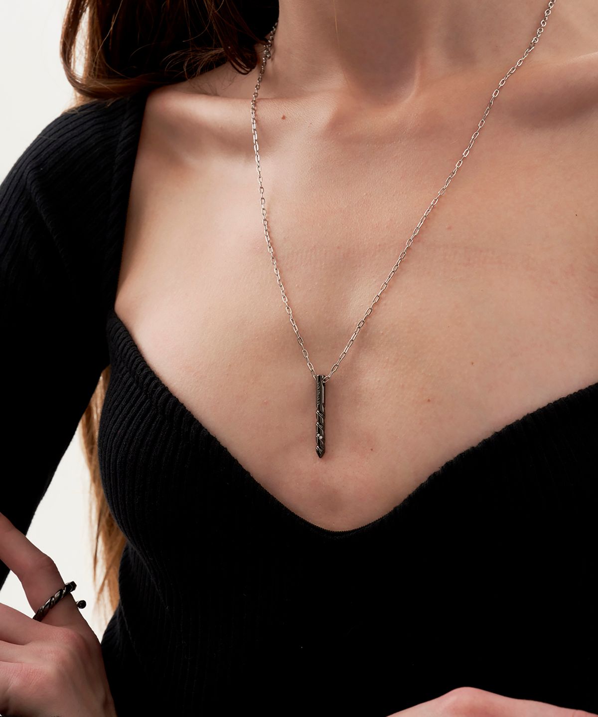 센티멍(SENTIMENTS) NO.279 [BLACK] NECKLACE