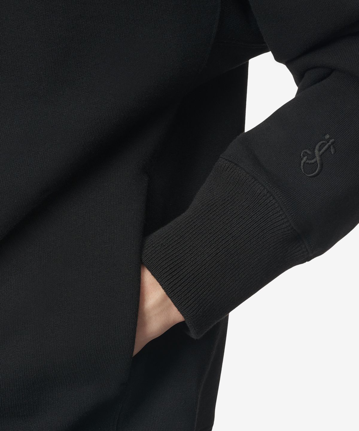 질 샌더(JIL SANDER) 집업 후드 - 블랙 / J22HG0101J20015001