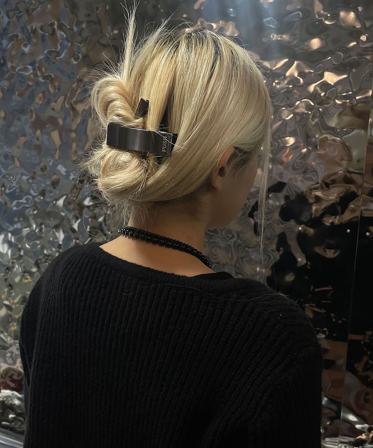 센티멍(SENTIMENTS) NO.291 [BLACK] HAIR PIN 2set 푸쉬핀 클립