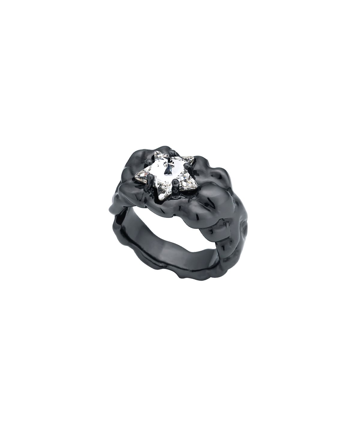센티멍(SENTIMENTS) NO.323 [BLACK] GEOMETRY STAR RING