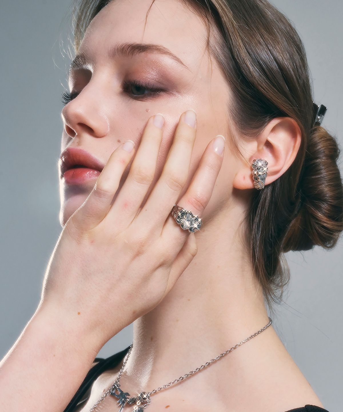 센티멍(SENTIMENTS) NO.323 [SILVER] GEOMETRY STAR RING