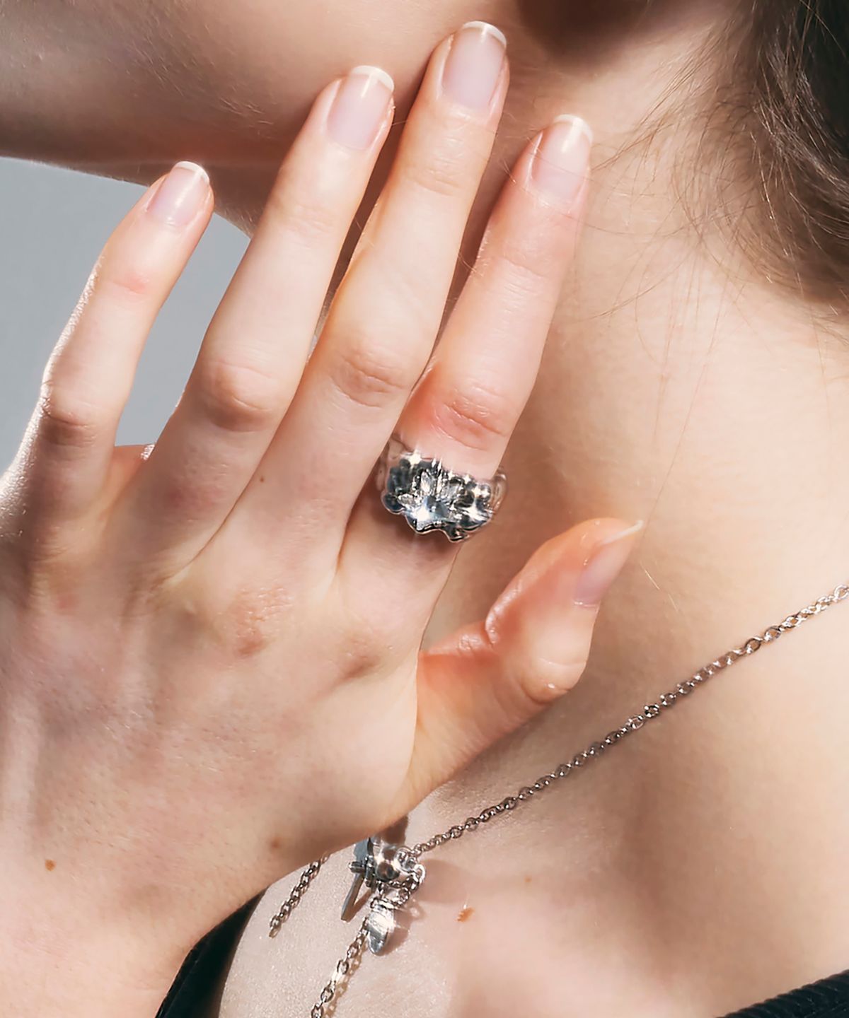 센티멍(SENTIMENTS) NO.323 [SILVER] GEOMETRY STAR RING