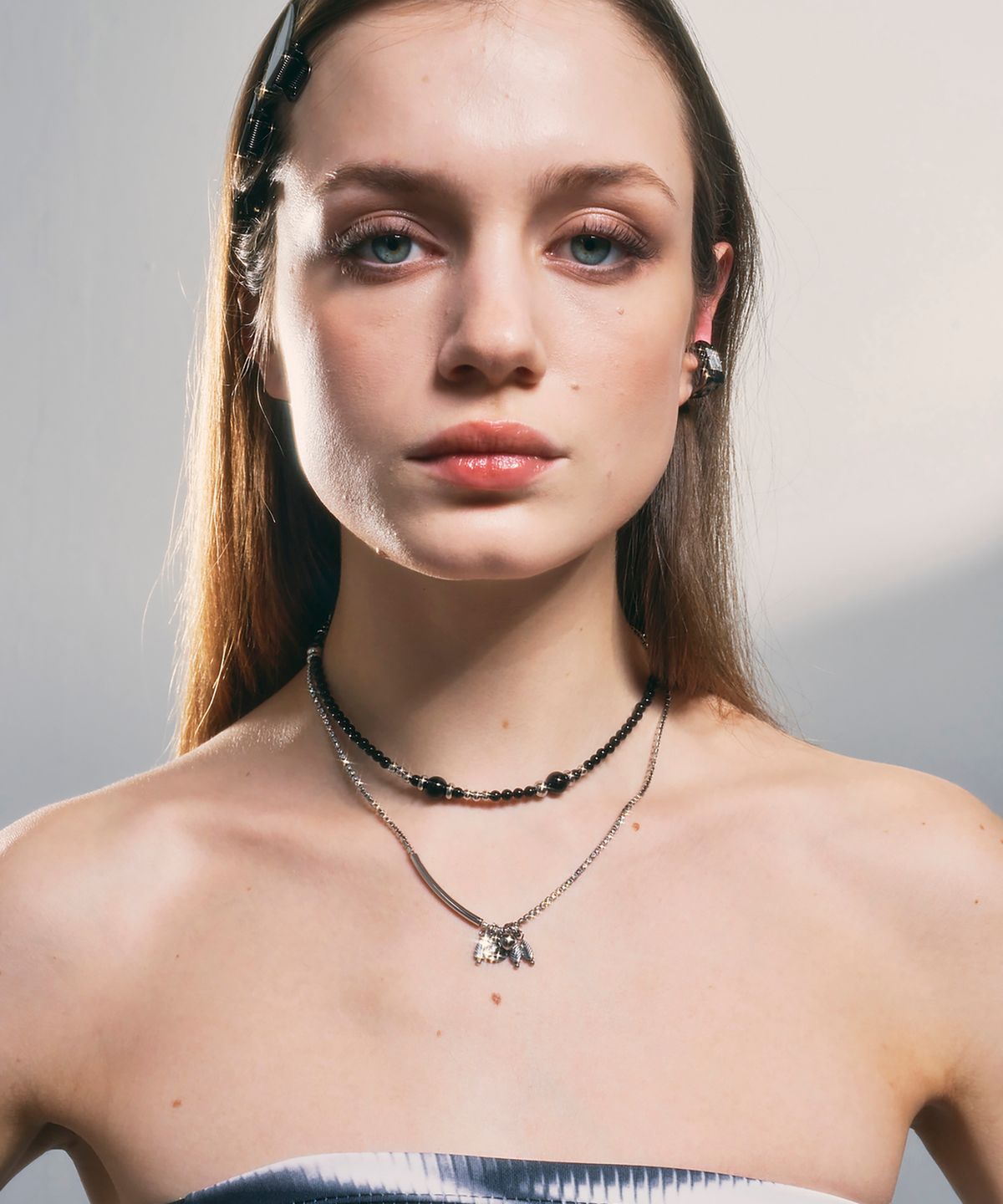 센티멍(SENTIMENTS) NO.333 BLACK PEARL NECKLACE