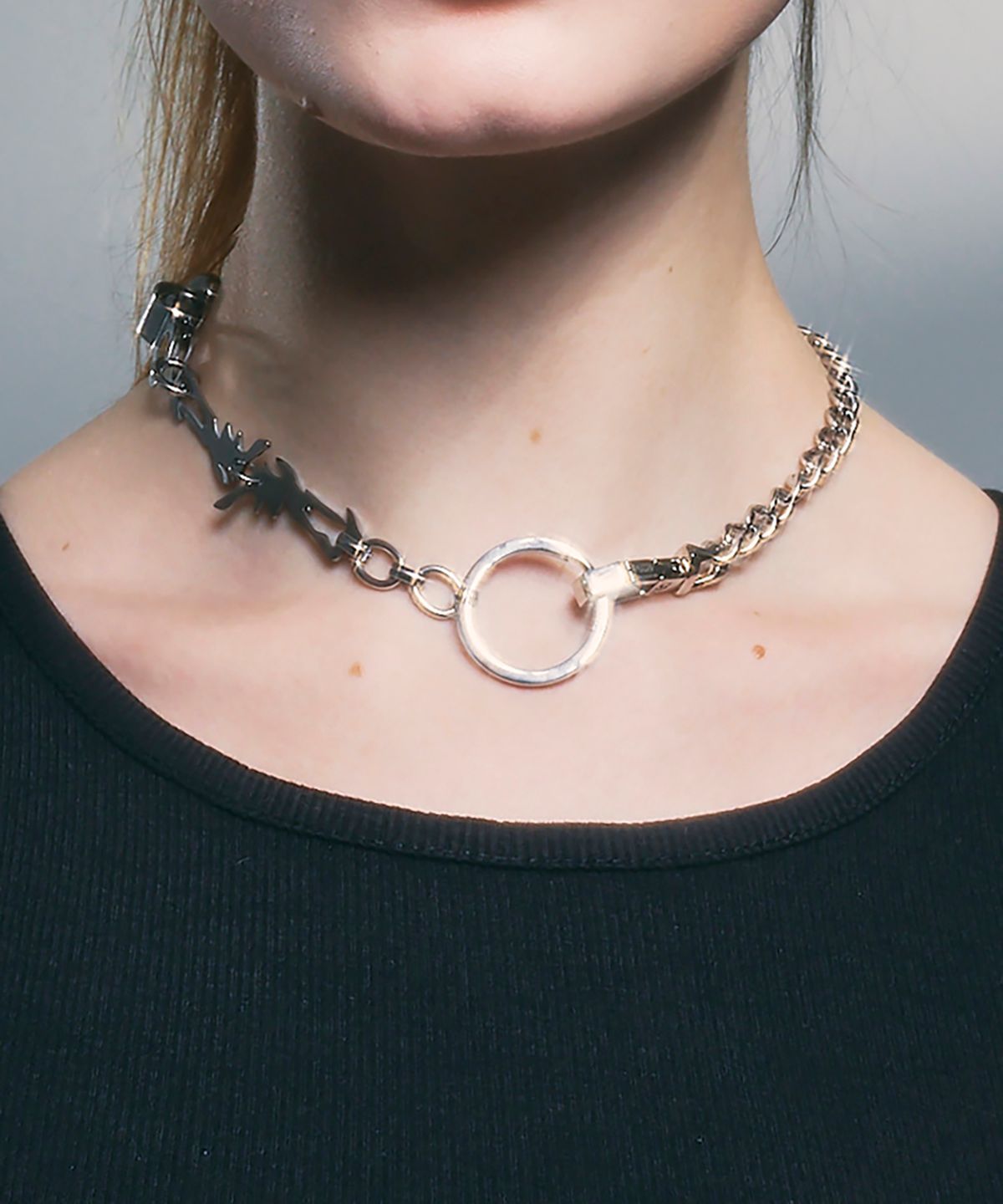 센티멍(SENTIMENTS) NO.351 GEOMETRY HAVY NECKLACE