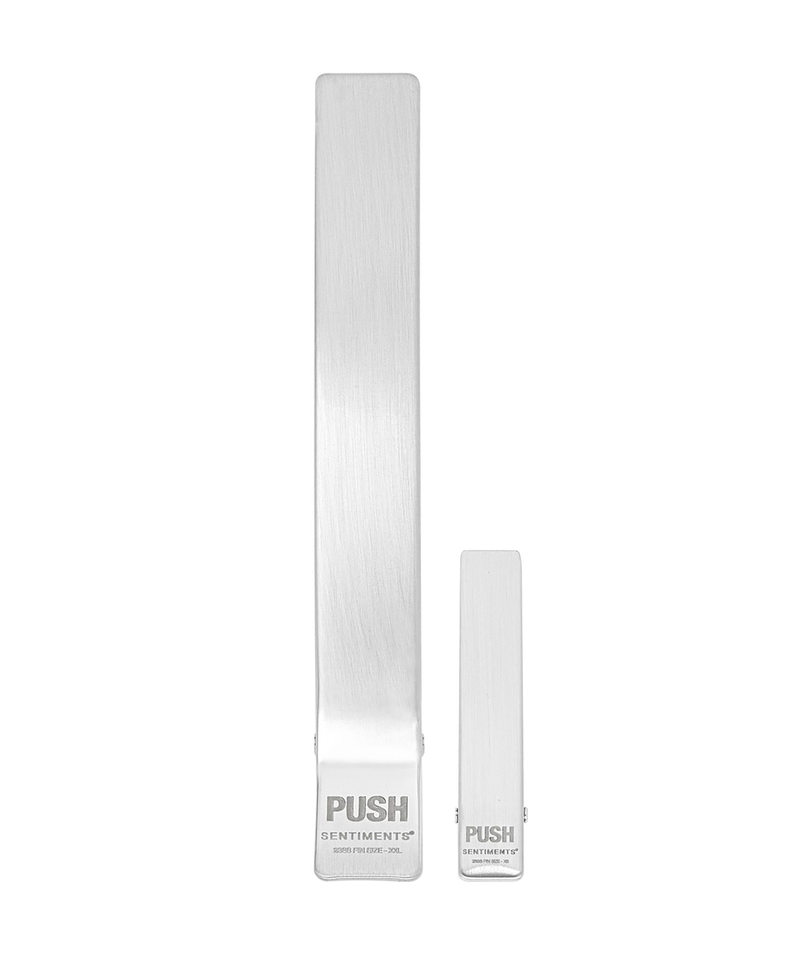 MUSINSA | SENTIMENTS NO.353 [SILVER] HAIR PIN 2set XXL push