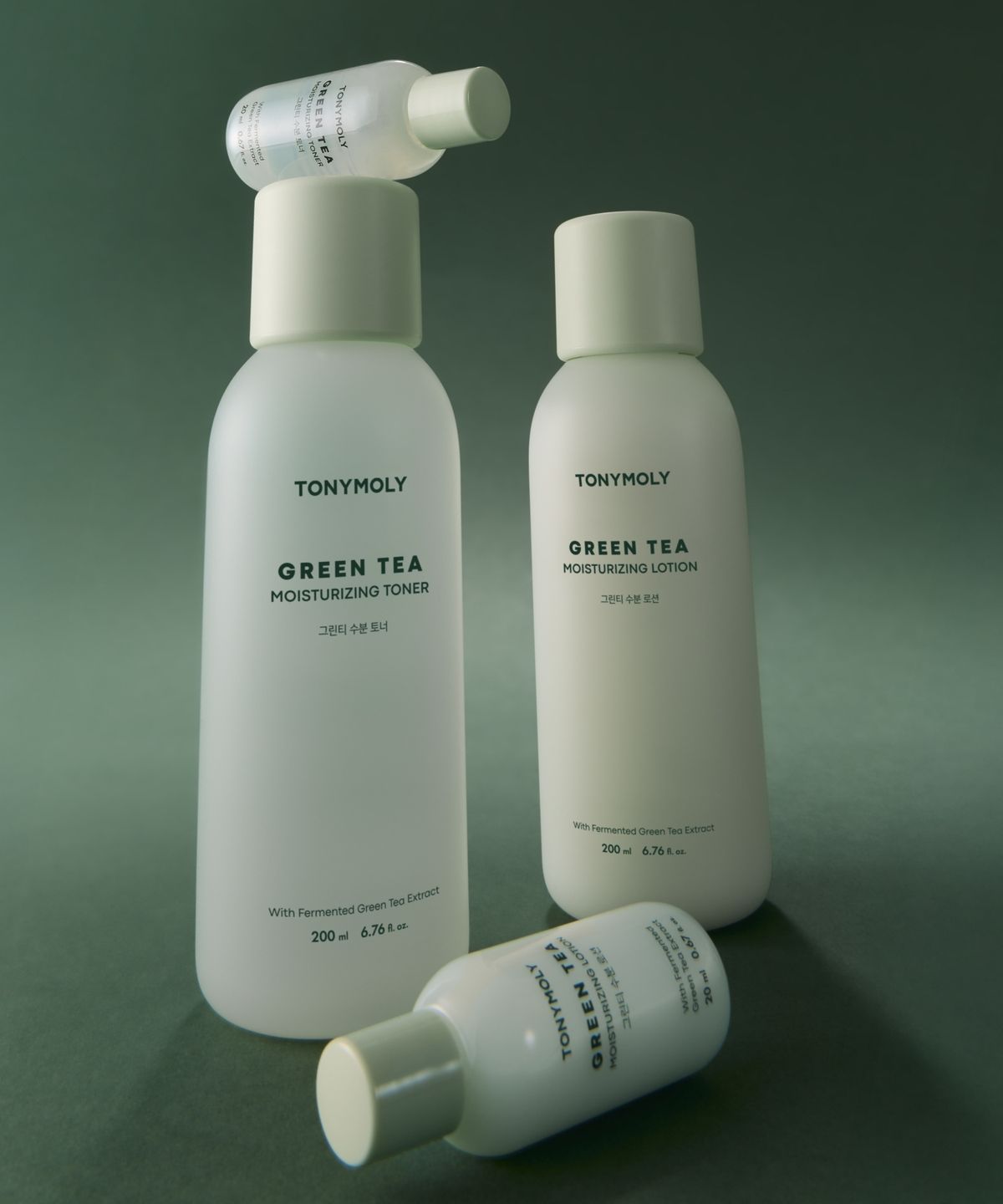 토니모리(TONYMOLY) 그린티 수분 2종세트(토너200+20ml,로션200+20ml)
