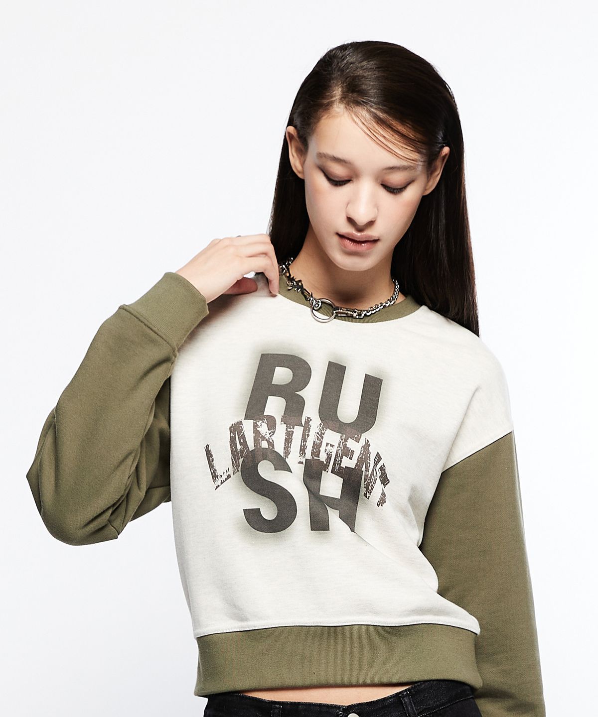 라티젠(LARTIGENT) L7 RUSH HOUR SWEATSHIRT(OATMEAL)