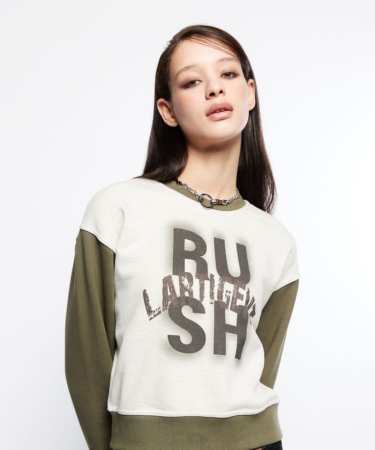라티젠(LARTIGENT) L7 RUSH HOUR SWEATSHIRT(OATMEAL)