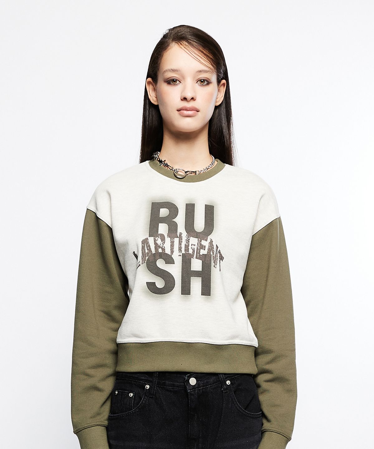 라티젠(LARTIGENT) L7 RUSH HOUR SWEATSHIRT(OATMEAL)