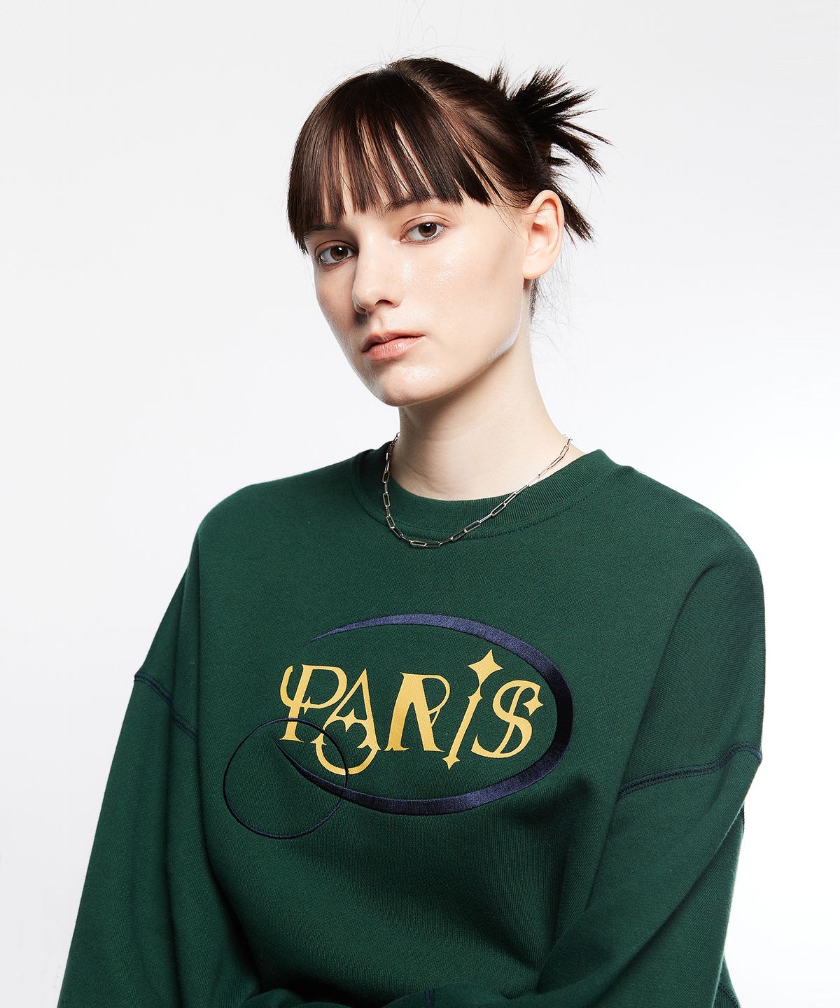 라티젠(LARTIGENT) L7 PARIS SWEATSHIRT(GREEN)