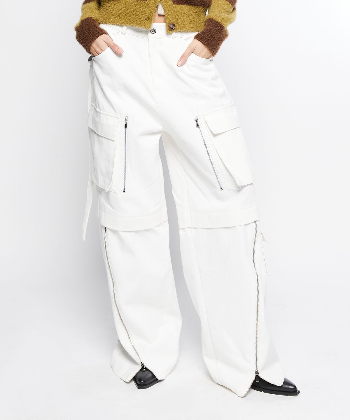 라티젠(LARTIGENT) L7 WIDE POCKET PANTS(WHITE)