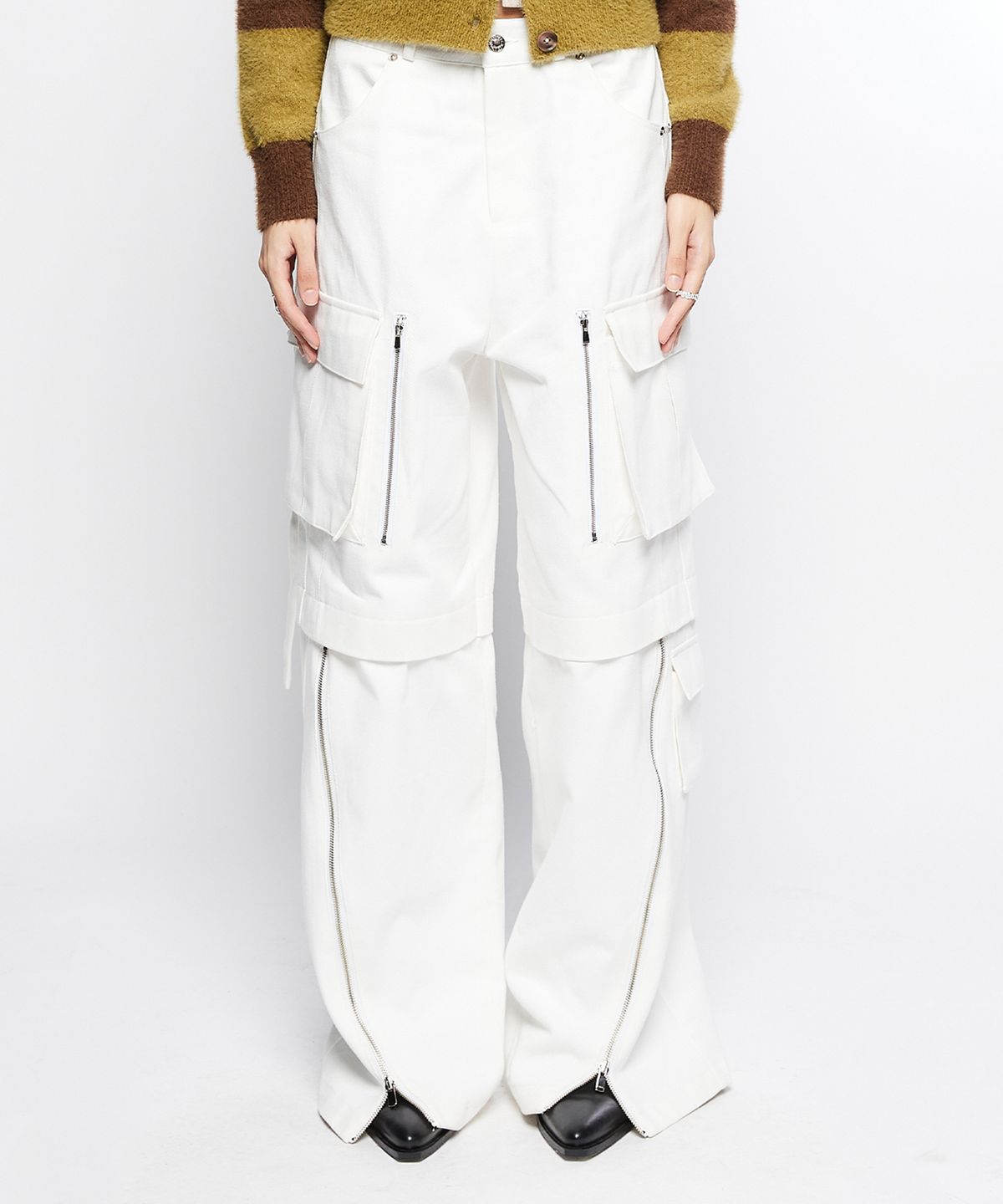 라티젠(LARTIGENT) L7 WIDE POCKET PANTS(WHITE)