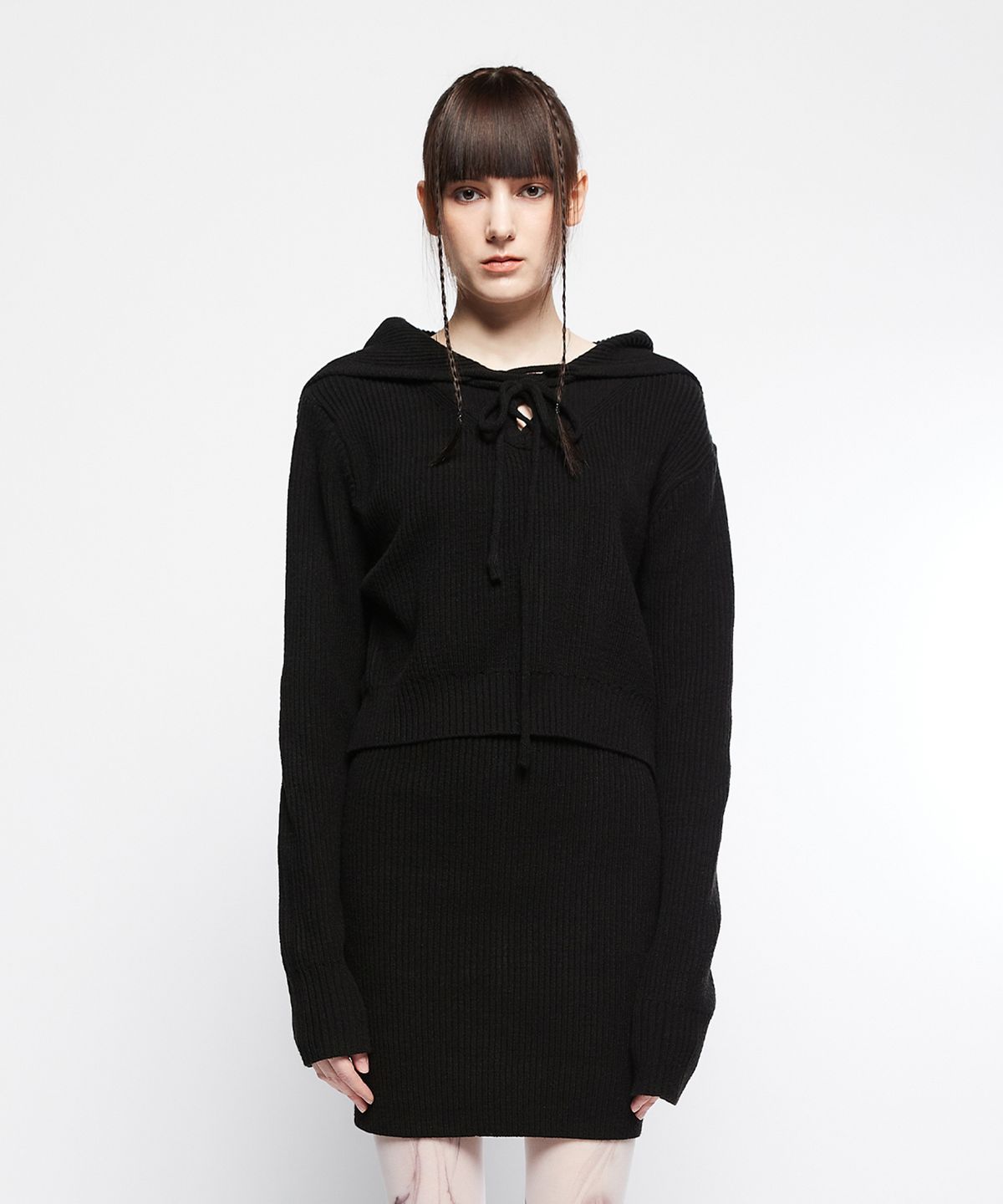 라티젠(LARTIGENT) L7 SAILOR KNIT SET(BLACK)