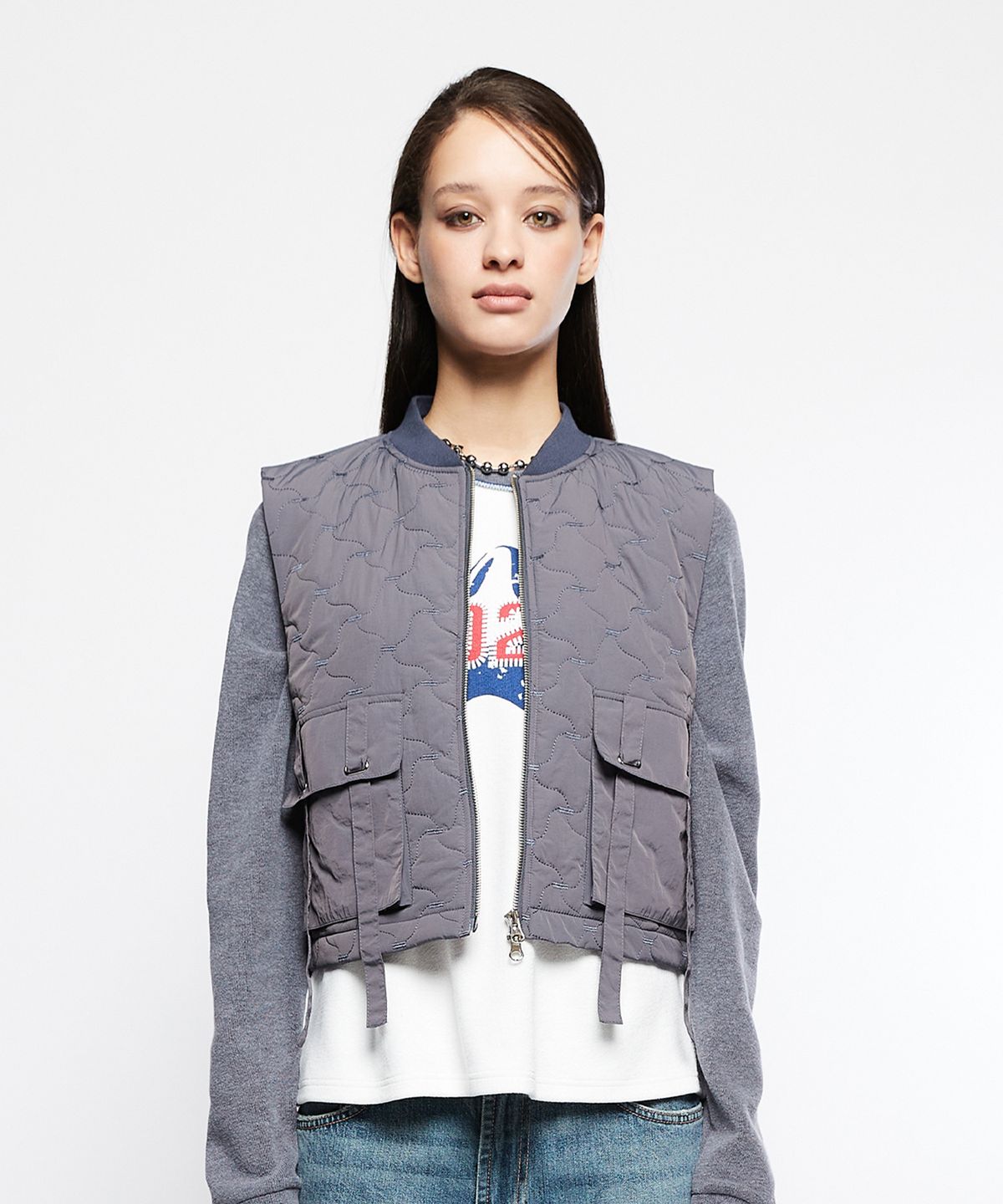 라티젠(LARTIGENT) L7 QUILTING VEST(CHARCOAL)
