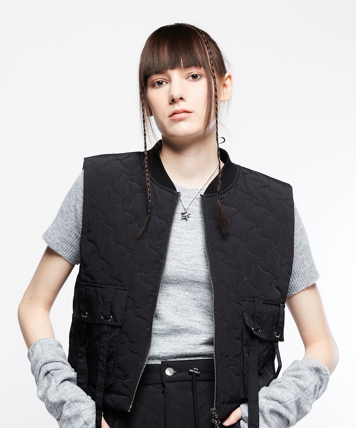 라티젠(LARTIGENT) L7 QUILTING VEST(BLACK)