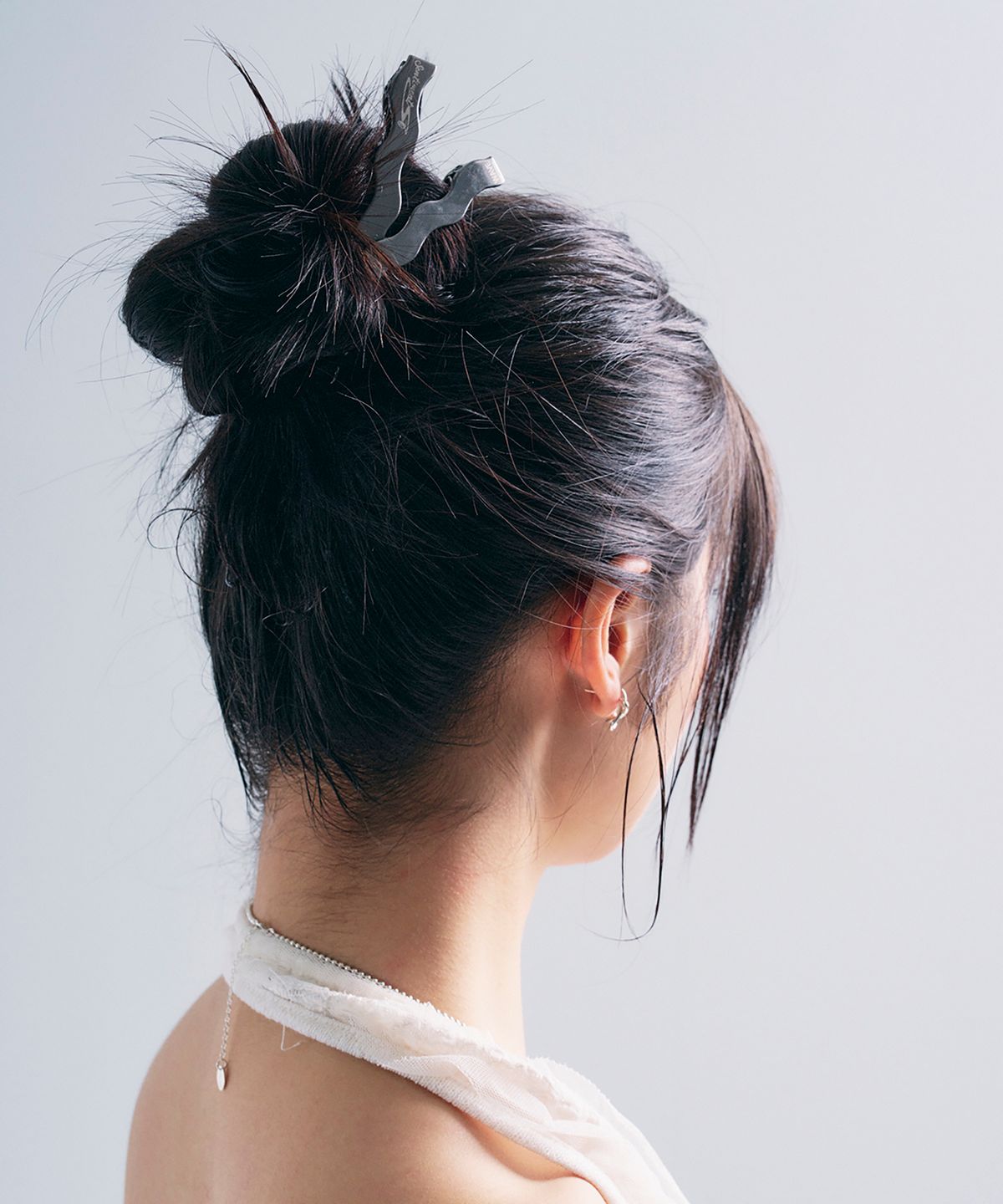 센티멍(SENTIMENTS) NO.425 [BLACK] WAVE HAIR PIN 2SET