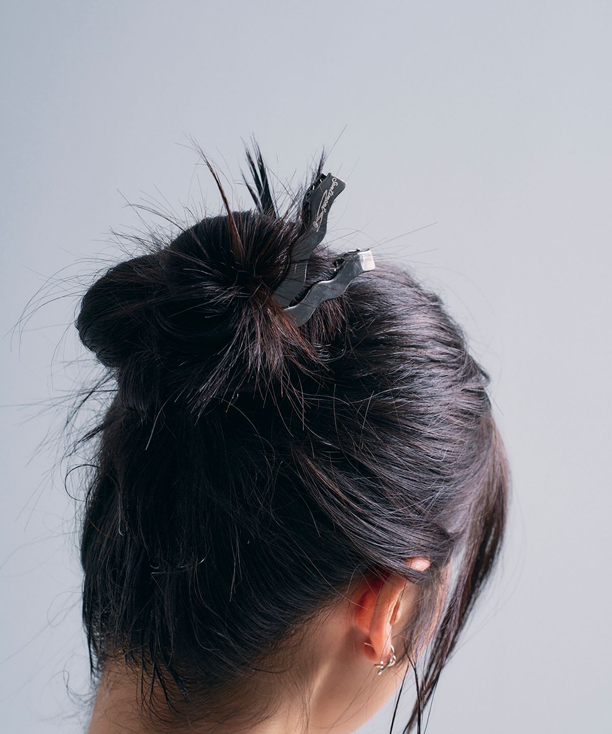 센티멍(SENTIMENTS) NO.425 [BLACK] WAVE HAIR PIN 2SET