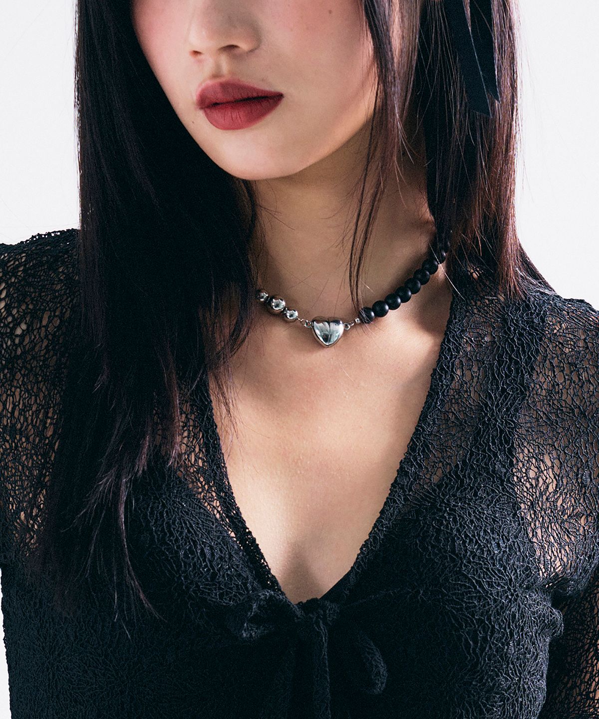 센티멍(SENTIMENTS) NO.432 [BLACK] NECKLACE