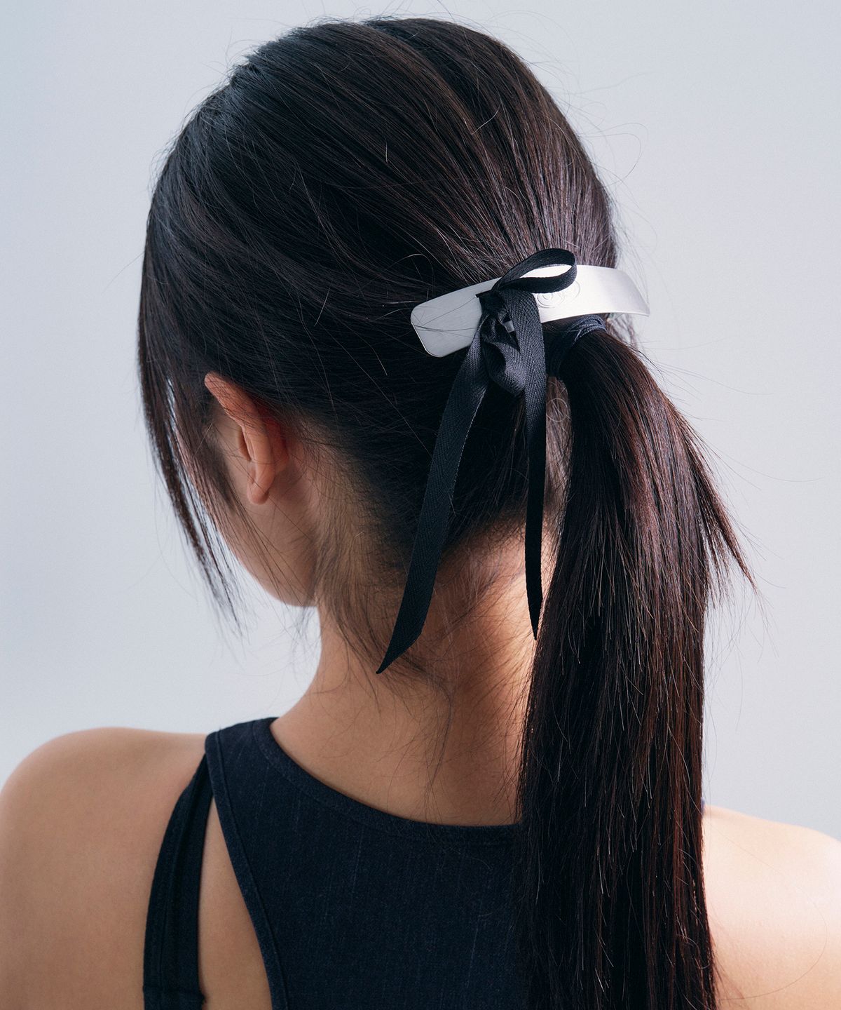 센티멍(SENTIMENTS) NO.440 [SILVER] RIBBON KONT XL HAIR PIN