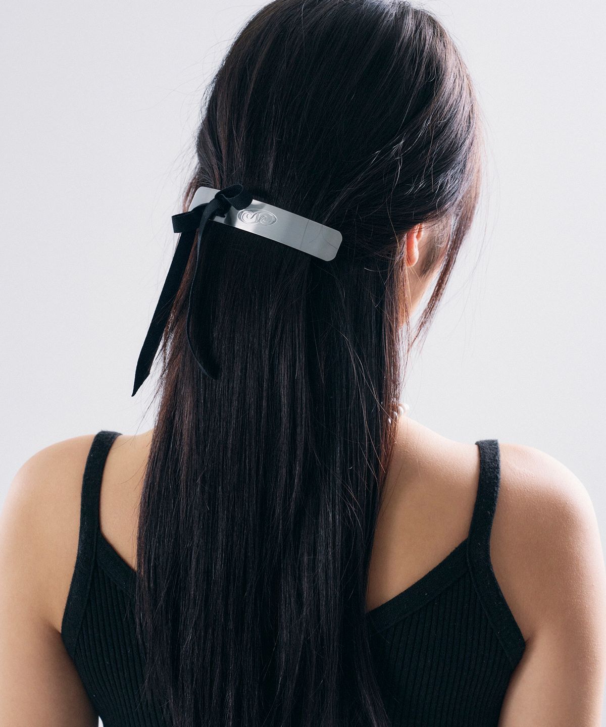 센티멍(SENTIMENTS) NO.440 [SILVER] RIBBON KONT XL HAIR PIN