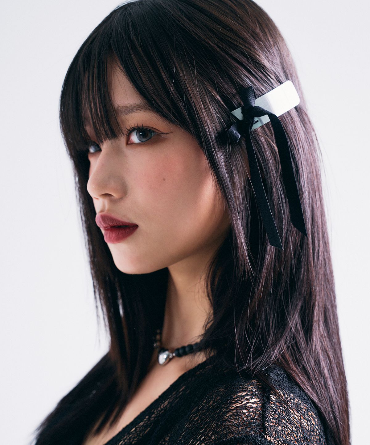 센티멍(SENTIMENTS) NO.441 [SILVER] RIBBON KONT XS HAIR PIN