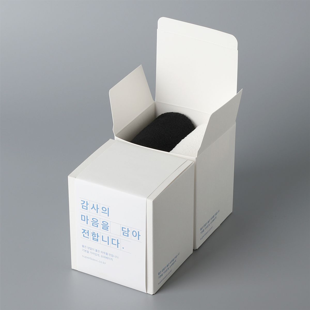 슈퍼베이직(SUPERBASIC) 남녀공용 수면 양말 선물 세트 S 2켤레 1세트 (4종)