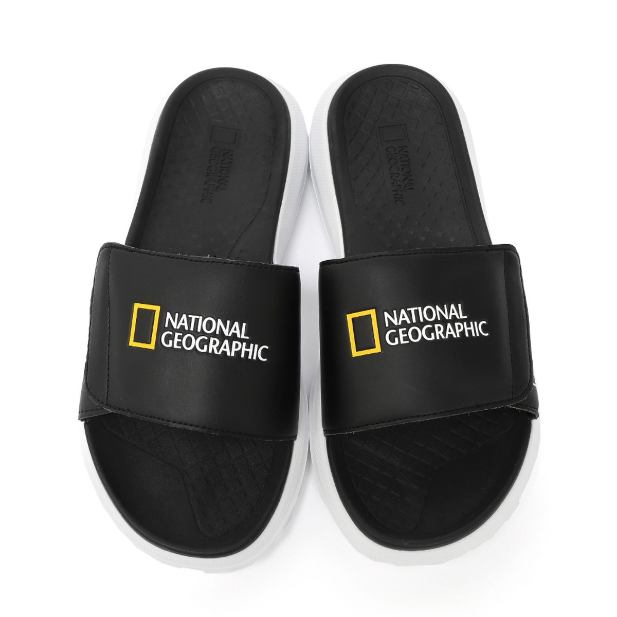 내셔널지오그래픽(NATIONALGEOGRAPHIC) N242USD322 픽셀 슬라이드 BLACK